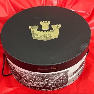 Black and Gold Hat Box